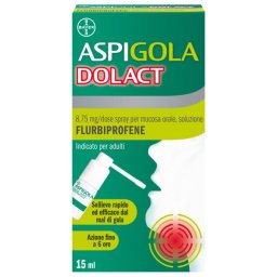 Aspi Gola Dolact spray antinfiammatorio per mal di gola 15 ml