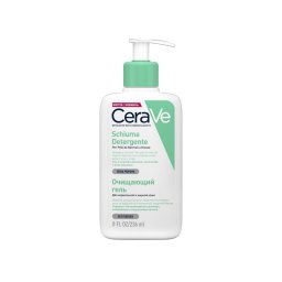 Cerave schiuma detergente viso per pelli normali e grasse 236 ml