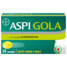 Aspi Gola caramelle per gola infiammata e dolore 16 pastiglie