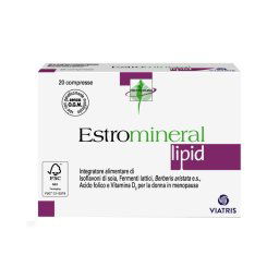 Estromineral Lipid integratore per menopausa e colesterolo 20 compresse