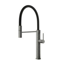 Gessi GESSI 316 Semiprofessionale Brass Brushed PVD - 60012#727 Miscelatore Lavello | Canna girevole, Finitura Brass Brushed PVD, Monocomando