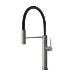 Gessi GESSI 316 Semiprofessionale Brass Brushed PVD - 60014#727 Miscelatore Lavello | Canna girevole, Finitura Brass Brushed PVD, Monocomando