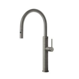 Gessi GESSI 316 Due Getti Brass Brushed PVD - 60024#727 Miscelatore Lavello | Canna girevole, Due getti acqua, Finitura Brass Brushed PVD