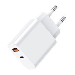 Trade Shop - Caricatore 20w Usb A Usb C Pd 3.0 Per Iphone Xiaomi Huawei Samsung Caricabatteria -