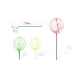 Trade Shop - Set 3 Pz Retino Da Pesca Guadino Bambini Adulti 150 Cm Colori Assortiti 5200388 -