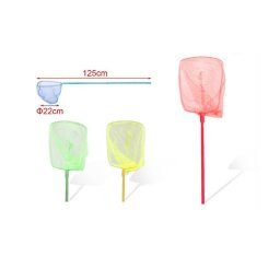Trade Shop - Set 3pz Retino Pesca Guadino Bambini Adulti ø22 X 125cm Colori Assortiti 5200389 -
