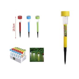Trade Shop - Set 12 Pz Lampada Solare Led 29,5 Cm A Picchetto Luci Giardino Colorate 2002982 -