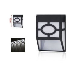 Trade Shop - Lampada Applique Ad Energia Solare Da Muro Parete Led 12 Cm Per Giardini 2003002 -