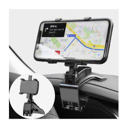 Trade Shop - Supporto Per Cellulare Da Auto Girevole A 360° Per Smartphone Da 4 A 7 Pollici -