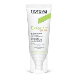 Noreva Exfoliac fluido solare opacizzante SPF50+ da 40 ml