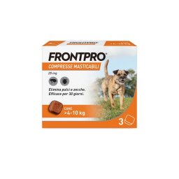Frontpro x3 compresse masticabili cani 4-10 kg
