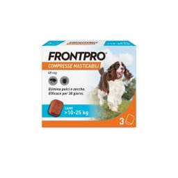 Frontpro x3 compresse masticabili per cani 10-25kg
