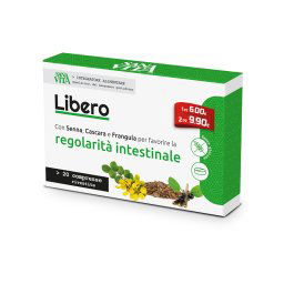 Sanavita Libero integratore per favorire il transito intestinale 20 compresse