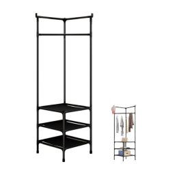 Trade Shop - Appendiabiti Ad Angolo In Metallo Armadio Organizer Abbigliamento Retrò Espositore -