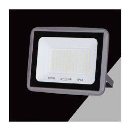 Trade Shop - Faretto Led Faro 100w 9000 Lm Ip65 Grigio Luce Calda Fredda Naturale Ek02-100w-g -