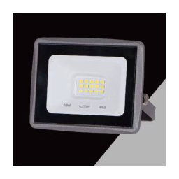 Trade Shop - Faretto Led Faro 10watt 900 Lm Ip65 Grigio Luce Naturale Calda Fredda Ek02-10w-g -