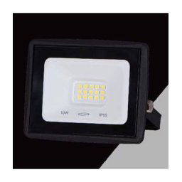 Trade Shop - Faretto Led Faro 10 Watt 900 Lm Ip65 Nero Luce Fredda Naturale Calda Ek02-10w-n -