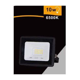 Trade Shop - Faretto Led Faro 10 Watt 900 Lm Ip65 Nero Luce Fredda Naturale Calda Ek02-10w-n - -bianco Freddo -