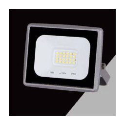 Trade Shop - Faretto Led Faro 20 W 1800 Lm Ip65 Grigio Luce Calda Fredda Naturale Ek02-20w-g -
