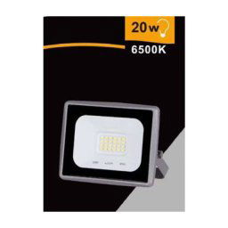 Trade Shop - Faretto Led Faro 20 W 1800 Lm Ip65 Grigio Luce Calda Fredda Naturale Ek02-20w-g - -bianco Freddo -