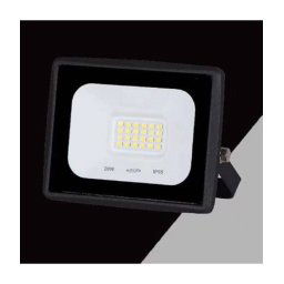 Trade Shop - Faretto Led Faro 20 Watt 1800 Lm Ip65 Nero Luce Fredda Calda Naturale Ek02-20w-n -