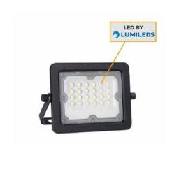 Trade Shop - Faretto Led Proiettore Slim Esterno Nero 20w Ip65 Luce 4000k 6500k 3000k Fs20w-n -