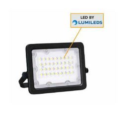 Trade Shop - Faro Faretto Led Proiettore Esterno Nero 30w Ip65 Luce 6500k 4000k 3000k Fs30w-n -