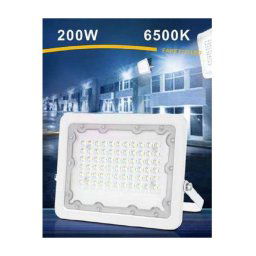 Trade Shop - Faro Led 200 Watt Ultra Slim Esterno Bianco Ip65 Luce 6500k 4000k 3000k Fs200w-b - -bianco Freddo -