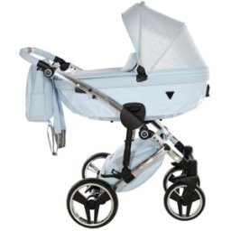 Trio Diamond Dolce Junama Ecopelle Telaio Silver Azzurro