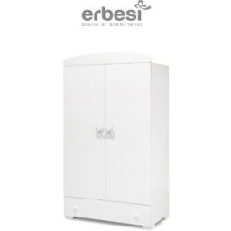 Armadio Erbesi Collezione Bubu Fantasia: Bianco Opaco Fiocco Rosa