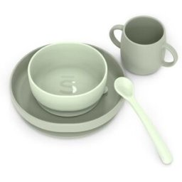 Set Svezzamento Silicone Suavinex Colour Essence Verde