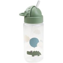 done bydeer Borraccia Antigoccia Con Cannuccia Happy Clouds Done By Deer Verde