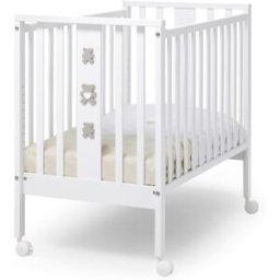 Lettino Mini Erbesi (Materasso escluso) Molly Bianco/Tortora