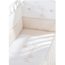 Set Lenzuolino 3 pz. Letto Picci Lila Tortora