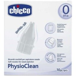 Physioclean Ricambi Morbidi Chicco Per Aspiratore Nasale