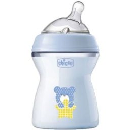 Biberon Natural Feeling Chicco 250 ml Blu