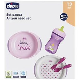 Set Pappa Chicco 12 m+ Rosa