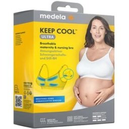Reggiseno Gravidanza Allattamento Medela Keep Cool Ultra Nero S