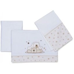 Completo Lenzuolino Foppapedretti Dolcestella Tortora
