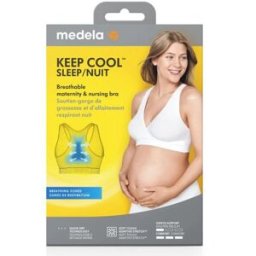 medela Reggiseno da notte Keep Cool Sleep bianco S