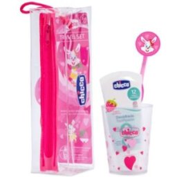 Set Igiene Orale Chicco 36m+ Rosa
