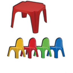 Biemme Set Tavolino e Seggiolone Colorazioni assortite