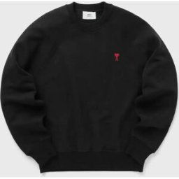 AMI Paris AMI DE COEUR SWEATSHIRT men Sweatshirts black in taglia:M