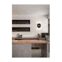 Trade Shop - Applique A Parete Con Raffigurazione Tazza Del Caffè Lampada Attacco G9 Ip20 Aq45 - Nero