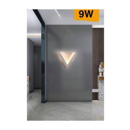 Trade Shop - Applique Moderno A Led 9 W Da Parete Lampada A V 3 Temperature Di Luce Aq14-b3c -
