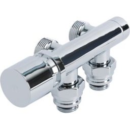 Valvole a Squadra Multiblock H per Radiatori con Adattatori Ø16mm Rame