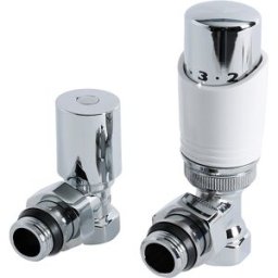 Valvole Termostatiche a Squadra 3/4" per Radiatori Rame Ø15mm