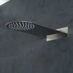 Soffione Doccia Rotondo Ultrasottile da Parete 200 x 500mm - Mirage