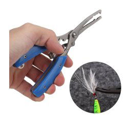 Trade Shop - Pinze Da Pesca Coltello Forbice Multifunzionale Pescatore Mare Fiume -