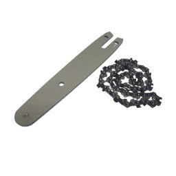 Trade Shop - Kit Barra + Catena 6" Ricambio Da 6 Pollici Per Mini Motosega A Batteria -